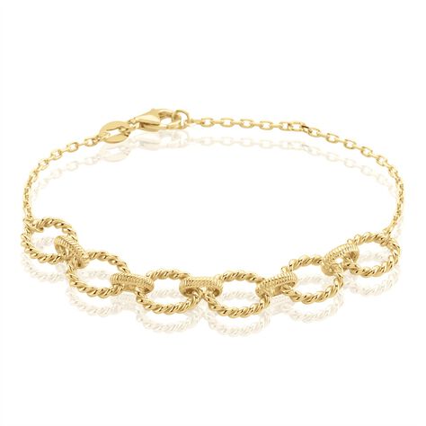 Bracelet chaîne anneaux larges pour y accrocher vos charms
