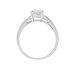 Bague Solitaire Tatjana Or Blanc Oxyde De Zirconium - Solitaires Femme | Marc Orian