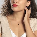 Collier Anatolie Or Blanc Topaze Et Oxyde De Zirconium - Colliers avec pierres Femme | Marc Orian