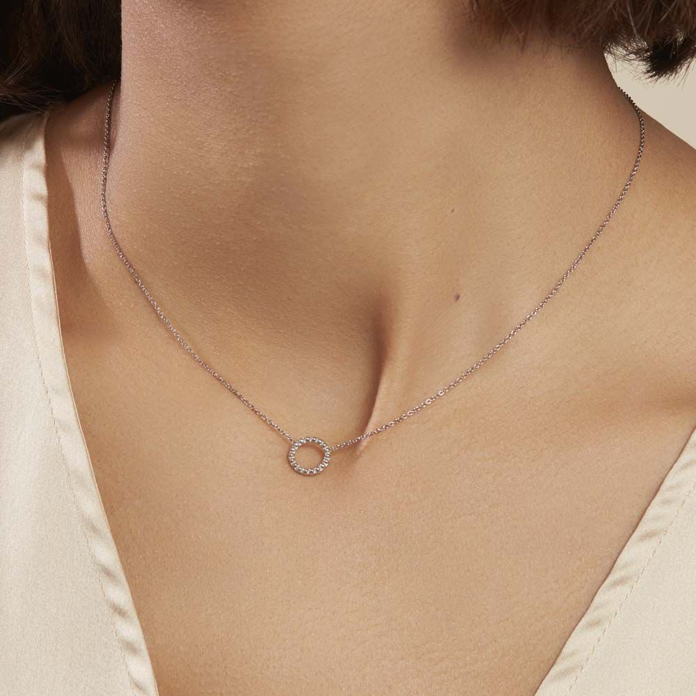 Collier Peytone Argent Blanc - Colliers Femme | Marc Orian
