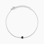 Bracelet Lylwenn Argent Blanc Oxyde De Zirconium Noir - Bracelets fantaisie Femme | Marc Orian
