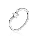 Bague Hyman Argent Blanc Oxyde De Zirconium - Bijoux fantaisie Femme | Marc Orian