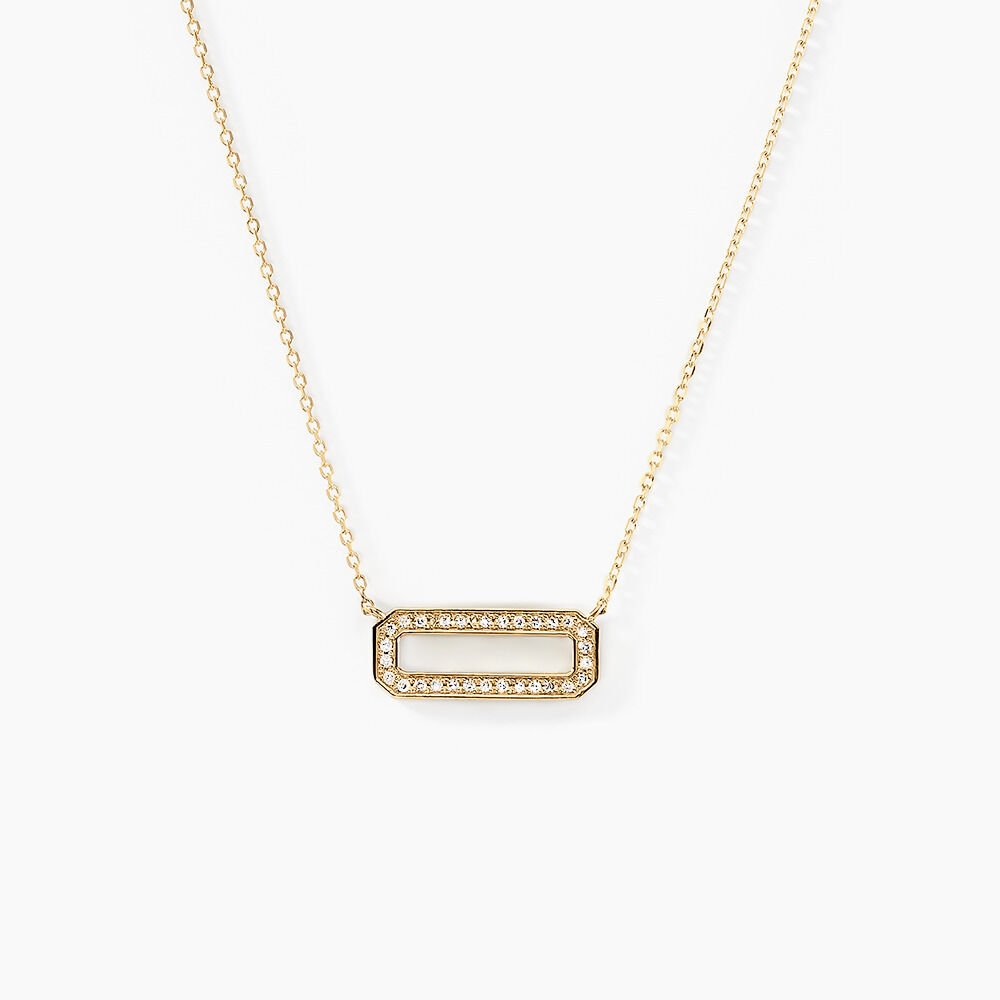 Collier Pris Or Jaune Diamant - Colliers avec pierres Femme | Marc Orian