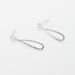 Boucles D'oreilles Pendantes Or Blanc Diamants - Pendantes Femme | Marc Orian