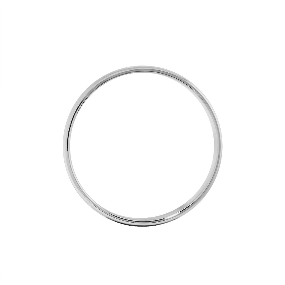 Alliance Isodoro Ruban Bombe Or Blanc - Alliances personnalis&eacute;es Famille | Marc Orian