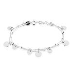 Bracelet Argent Blanc Merve - Bracelets Medailles Femme | Marc Orian