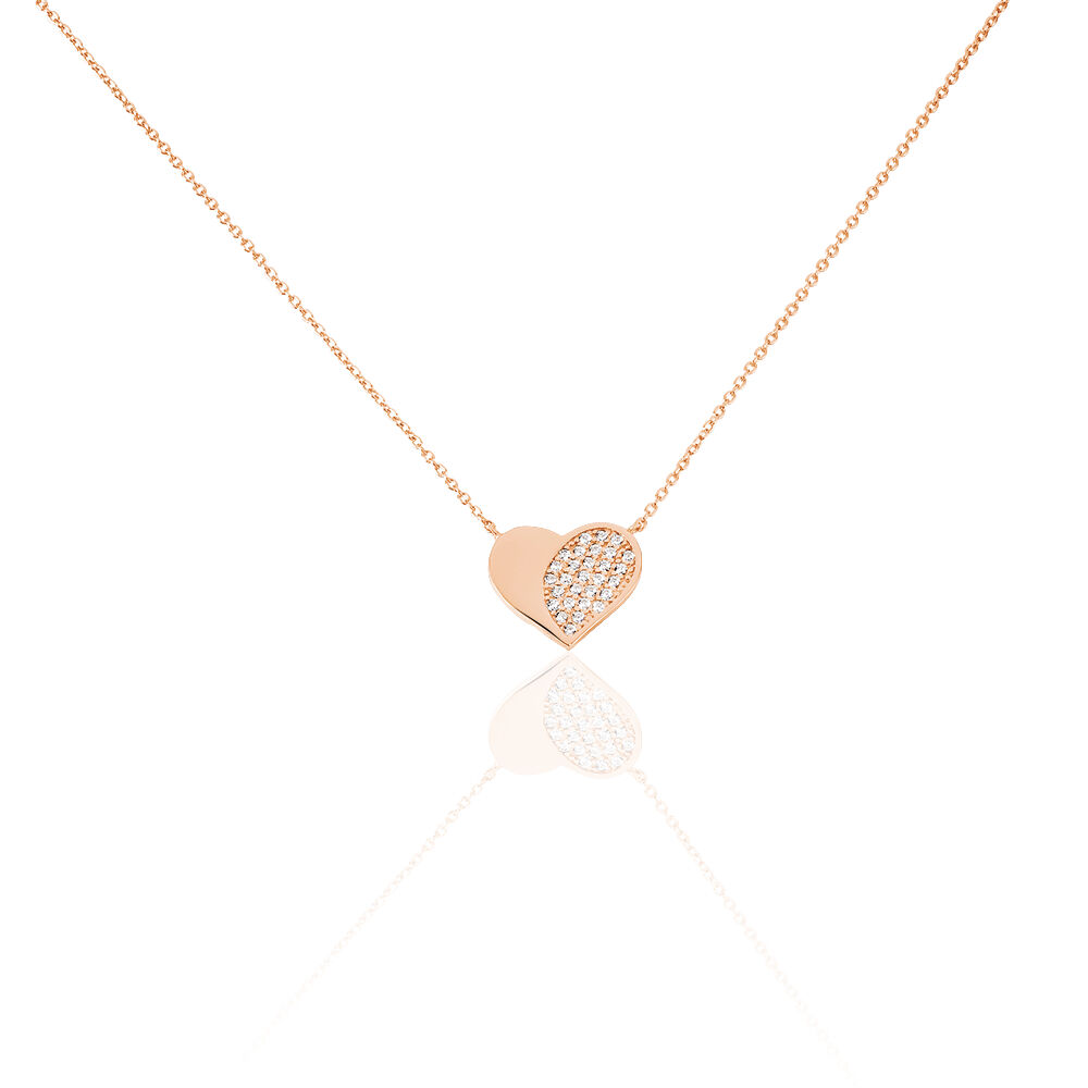 Collier Lovilana Argent Rose Oxyde De Zirconium - Colliers avec pierres Femme | Marc Orian