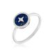 Bague Izarra Argent Blanc Lapis Lazuli - Bijoux fantaisie Femme | Marc Orian