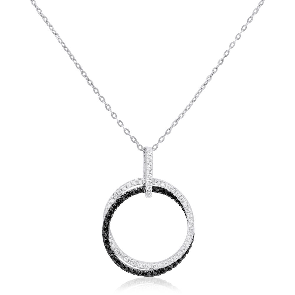 Collier Livvy Argent Blanc Oxyde De Zirconium - Colliers avec pierres Femme | Marc Orian