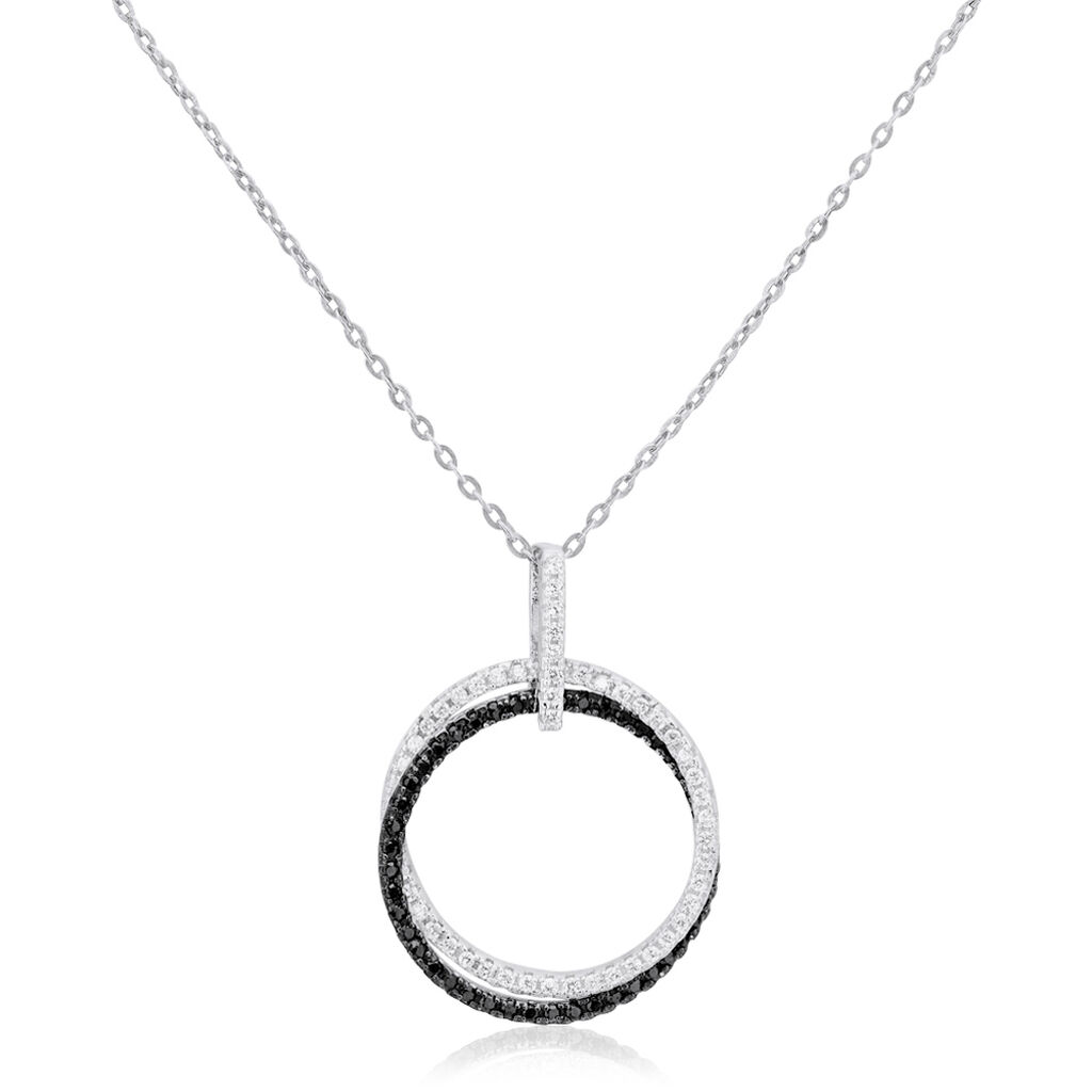 Collier Livvy Argent Blanc Oxyde De Zirconium - Colliers avec pierres Femme | Marc Orian