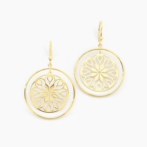Boucles D'oreilles Pendantes Rosamund Or Jaune - Pendantes Femme | Marc Orian