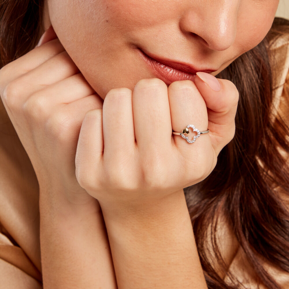 Bague Sorya Or Jaune Oxyde De Zirconium - Bagues avec pierre Femme | Marc Orian