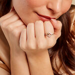 Bague Sorya Or Jaune Argent Blanc Oxyde De Zirconium - Bagues avec pierre Femme | Marc Orian