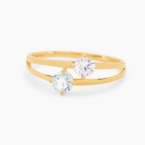 Bague Matija Or Jaune Topaze Oxyde De Zirconium - Bagues pierres fines Femme | Marc Orian