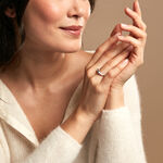 Chevali&egrave;re Evalyn Argent Blanc Oxyde De Zirconium - Bijoux fantaisie Femme | Marc Orian