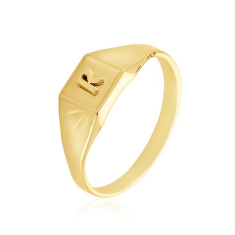 Chevalière Or Jaune Garth - Chevalières Femme | Marc Orian