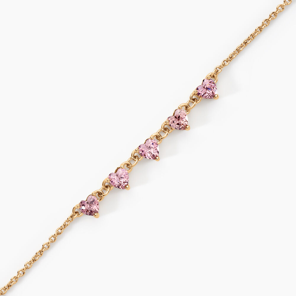 Bracelet Poésie Rosée Plaque Or Jaune Oxyde De Zirconium - Bracelets chaînes Femme | Marc Orian