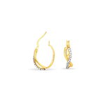 Cr&eacute;oles Ursella Or Jaune Strass - Cr&eacute;oles Femme | Marc Orian