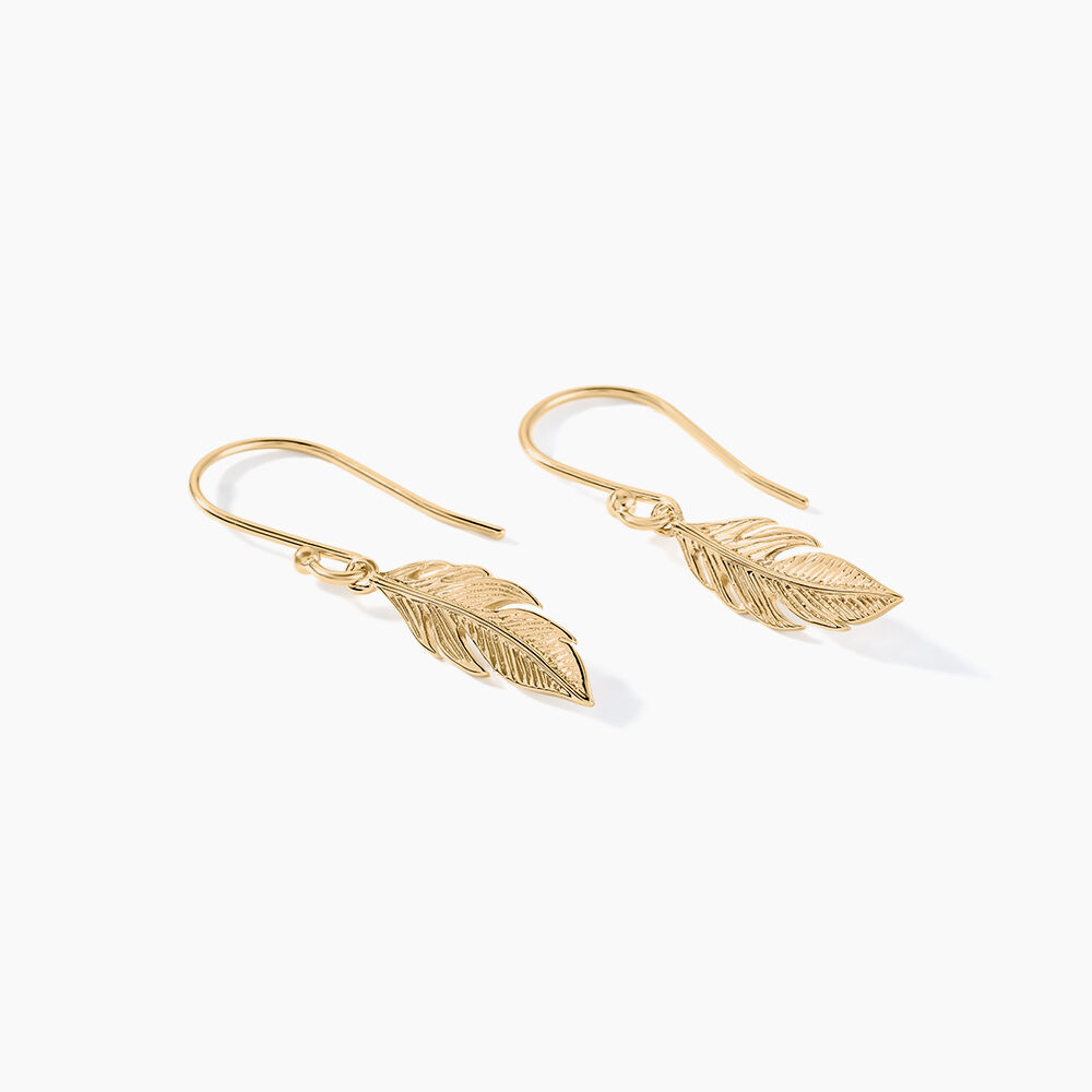 Boucles D'oreilles Pendantes Hanae Plaqué Or Jaune - Pendantes Femme | Marc Orian