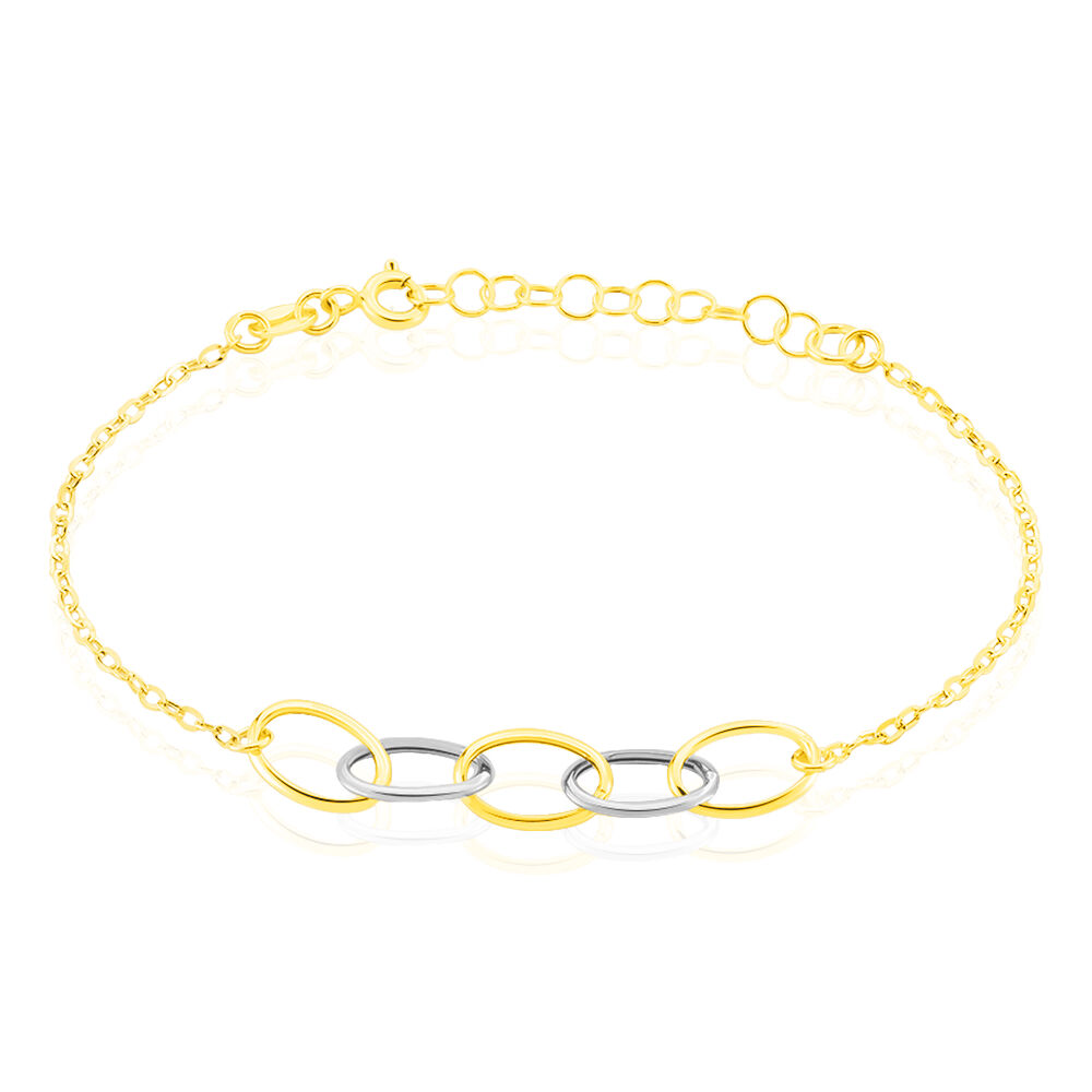 Bracelet Lucette Or Bicolore - Bracelets cha&icirc;nes Femme | Marc Orian