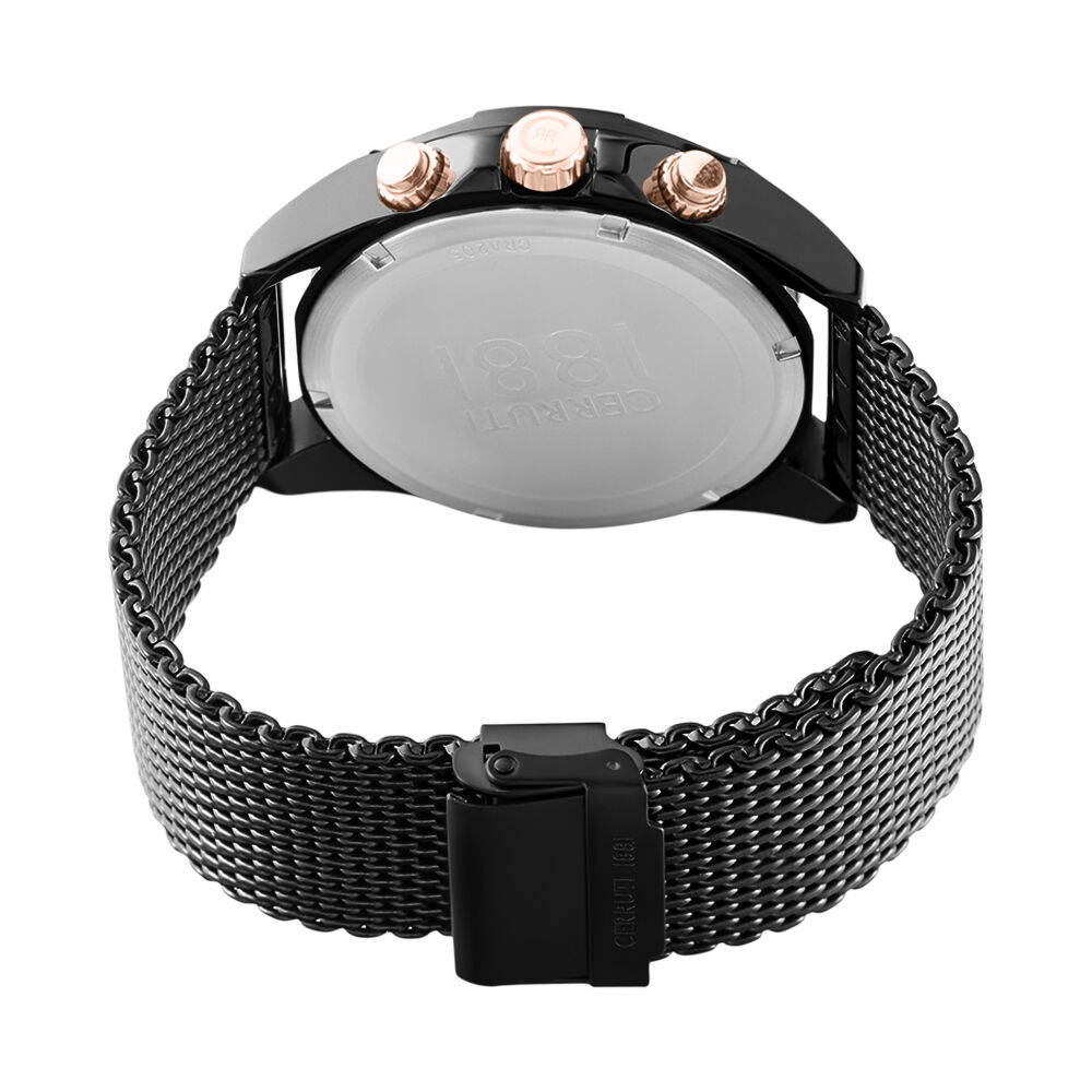 Montre Cerruti Melitello Noir - Montres &eacute;tanches Homme | Marc Orian