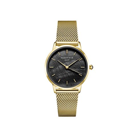 Montre Rosefield Pearl Edit Noir - Montres étanches Femme | Marc Orian