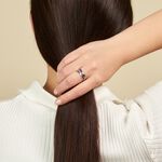 Bague Merlin Or Blanc Diamant - Parures de mariage Femme | Marc Orian