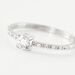 Bague Solitaire Servana Or Blanc Oxyde De Zirconium - Bagues Solitaire Femme | Marc Orian