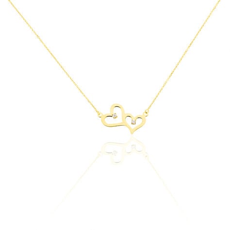 Collier Duleep Or Jaune Oxyde De Zirconium - Colliers avec pierres Femme | Marc Orian