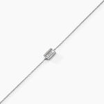 Bracelet Baroque Party Argent Blanc Oxyde De Zirconium - Bracelets fantaisie Femme | Marc Orian