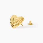 Boucles D'Oreilles Puces Arianne Acier Jaune - Puces Femme | Marc Orian