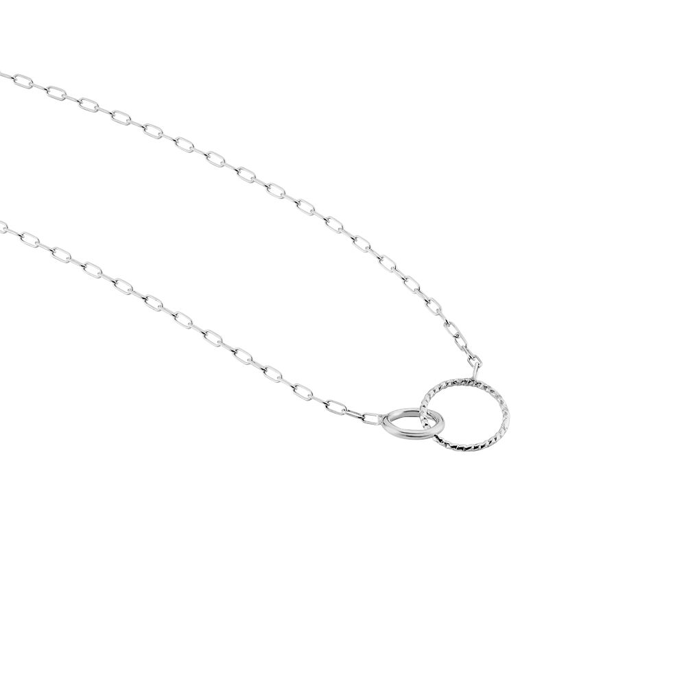 Collier Les Inseparables Argent Blanc - Colliers ras du cou Femme | Marc Orian