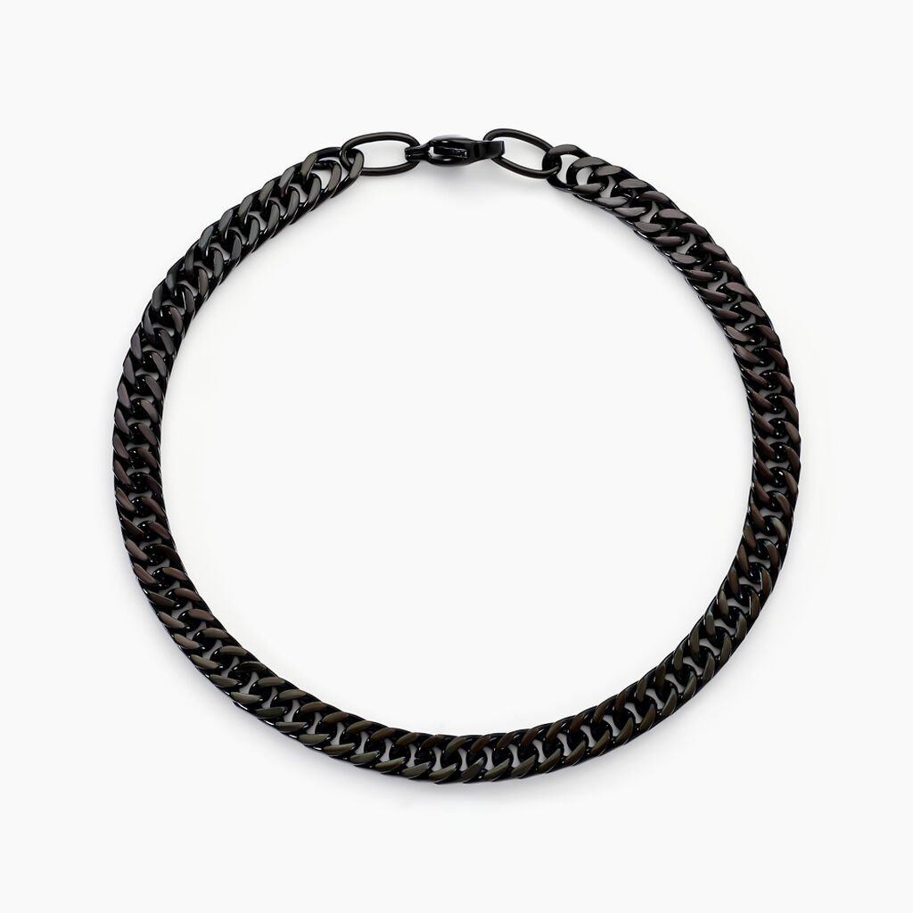 Bracelet Torino Acier Noir - Bracelets chaînes Homme | Marc Orian