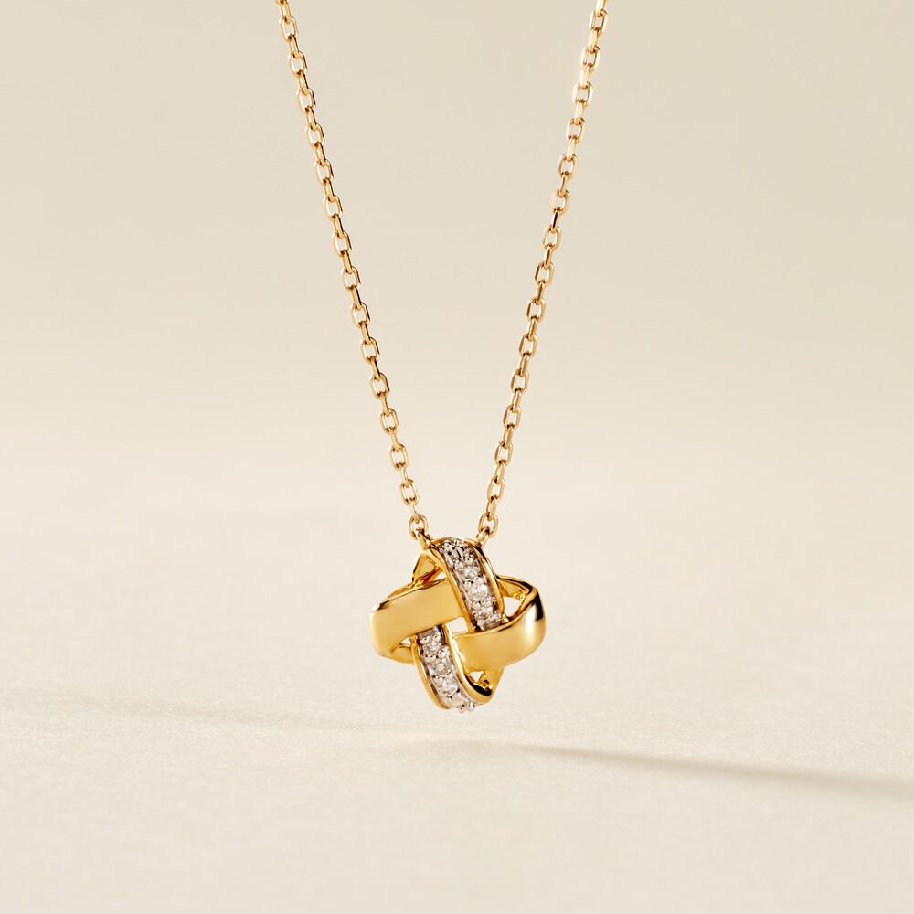 Collier Nyree Or Jaune Diamant - Colliers avec pierres Femme | Marc Orian