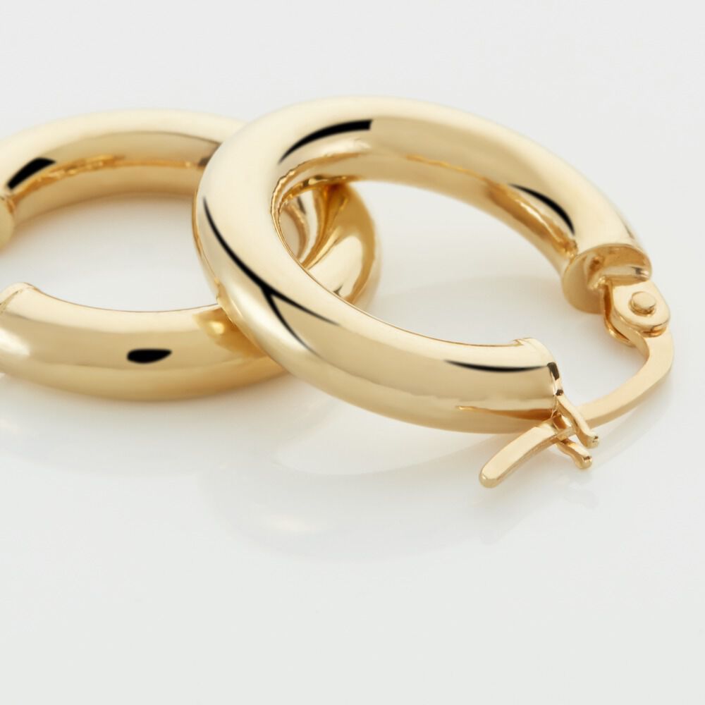 Cr&eacute;oles Ajania Or Jaune - Cr&eacute;oles Femme | Marc Orian