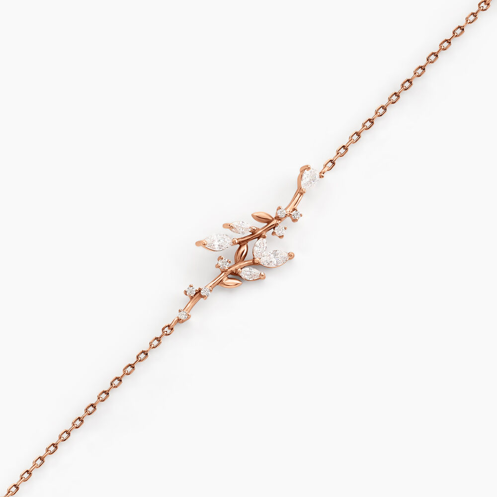 Bracelet Wendy Argent Rose Oxyde De Zirconium -  Femme | Marc Orian