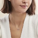 Collier Argent Blanc Augusts Oxydes De Zirconium - Colliers avec pierres Femme | Marc Orian