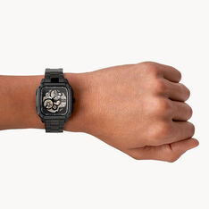 Montre Fossil Inscription Noir - Montres automatique Homme | Marc Orian