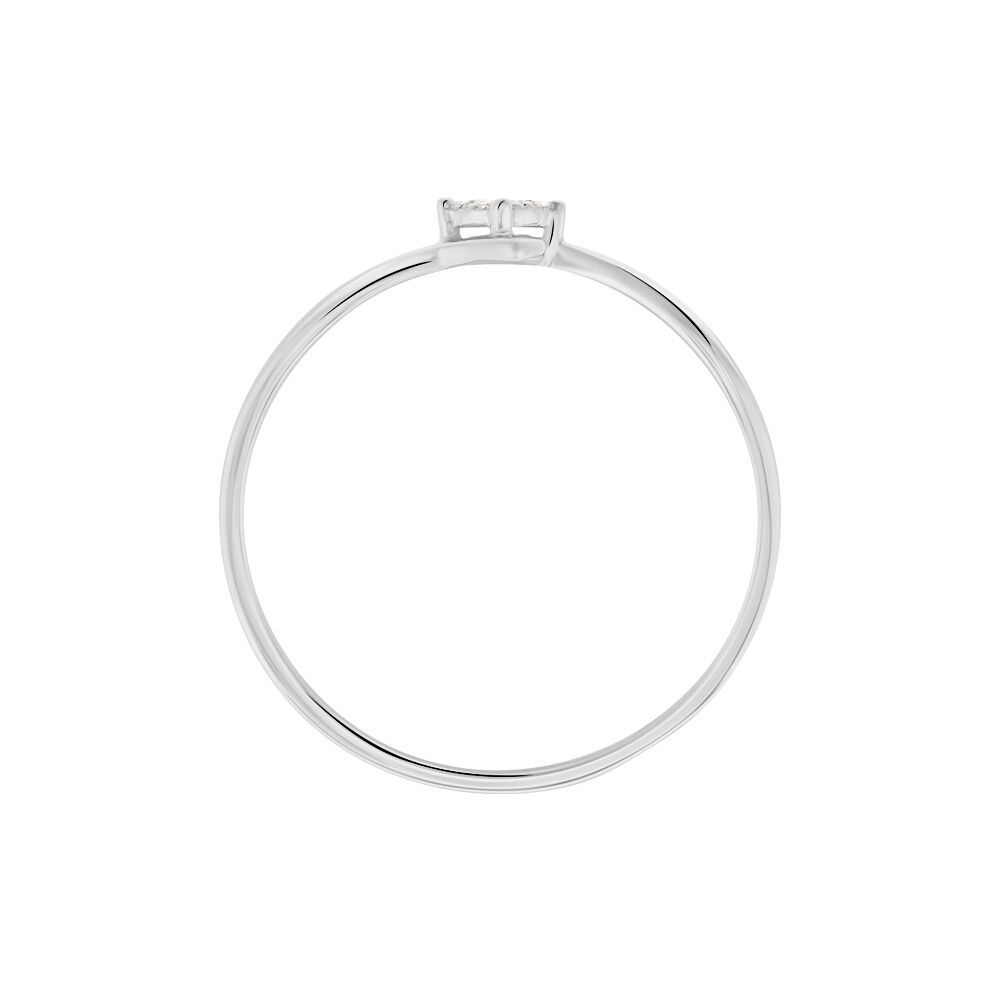 Bague Jone Or Blanc Diamant - Parures de mariage Femme | Marc Orian