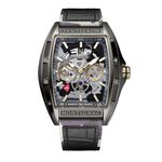 Montre Montignac Tonneau Noir - Montres &eacute;tanches Homme | Marc Orian