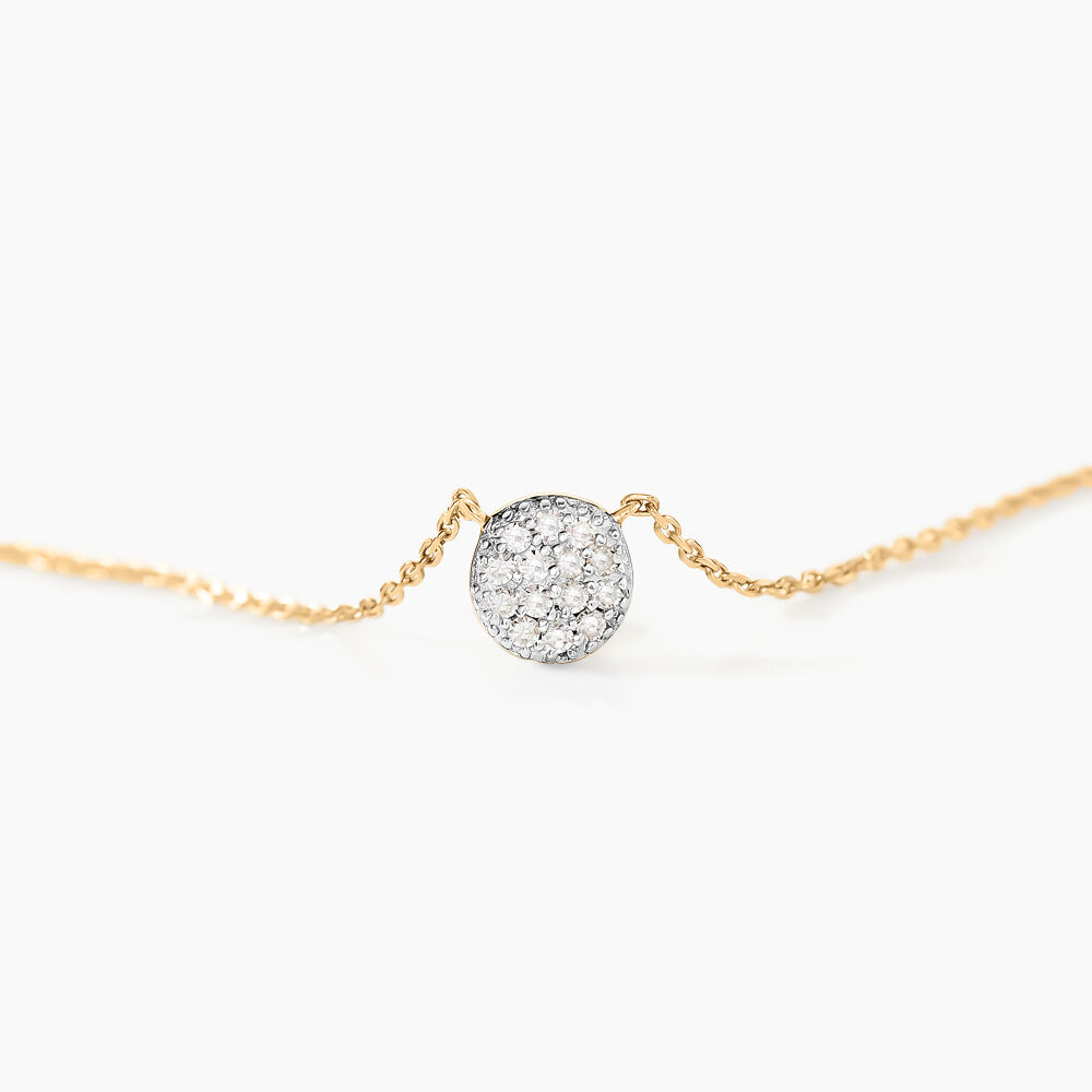 Collier Teani Or Jaune Diamant - Colliers avec pierres Femme | Marc Orian