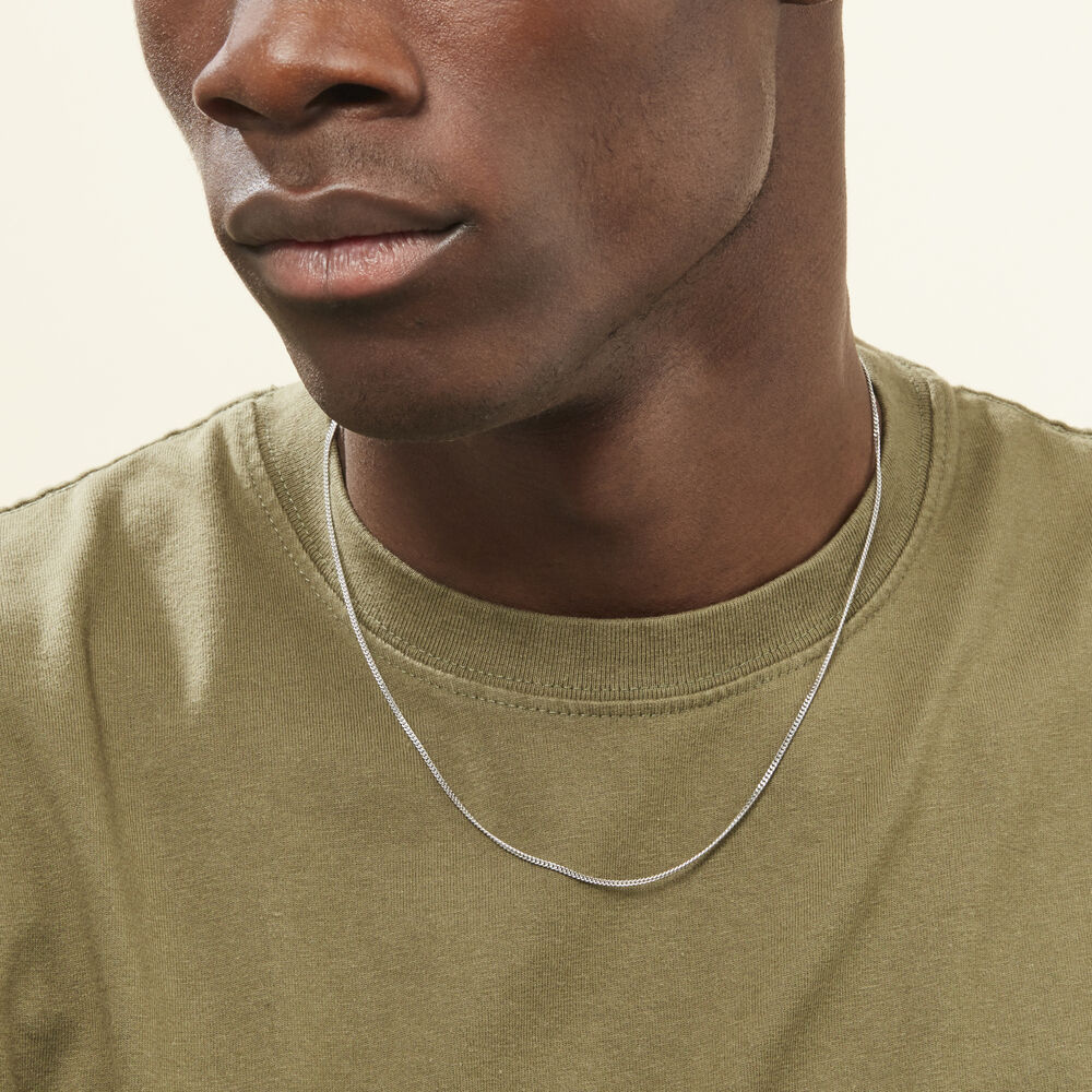 Chaîne Clementine Argent Blanc - Chaines Unisex | Marc Orian