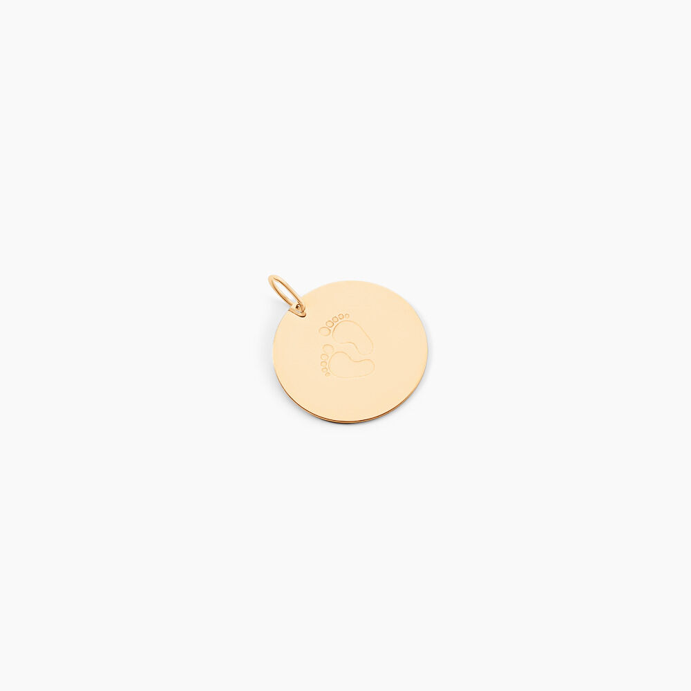 Pendentif Pastille Or Jaune - Bijoux personnalisés Enfant | Marc Orian