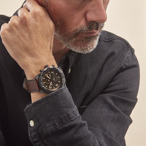 Montre Fossil Bronson Noir - Montres sport Homme | Marc Orian