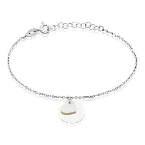 Bracelet Argent Blanc Tana Nacre - Bracelets Medailles Femme | Marc Orian