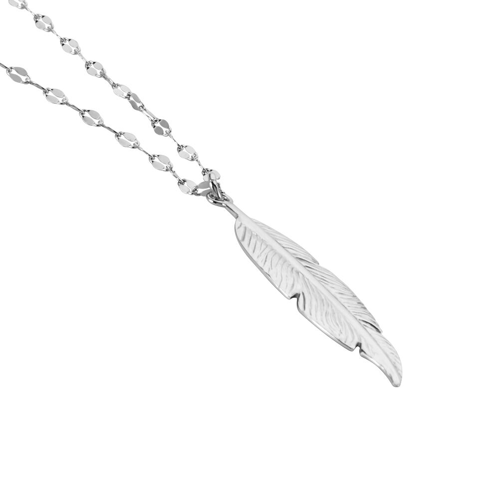 Collier Argent Blanc Jubba - Colliers fantaisie Femme | Marc Orian