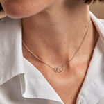 Collier Les Inseparables Argent Blanc - Colliers ras du cou Femme | Marc Orian