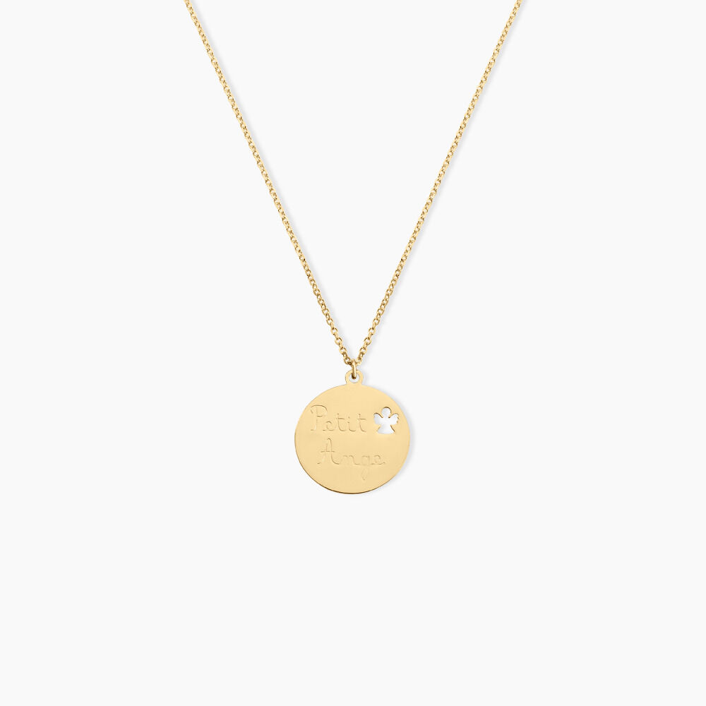 Collier Benedicte Message Or Jaune - Colliers ete Enfant | Marc Orian