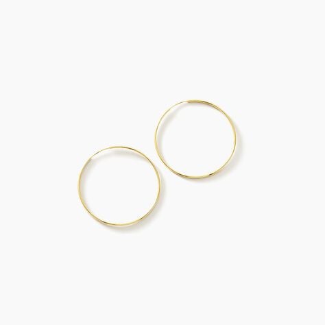 Cr&eacute;oles Muses Or Jaune - Cr&eacute;oles Femme | Marc Orian