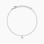Bracelet Mayane Argent Blanc - Bracelets fantaisie Femme | Marc Orian